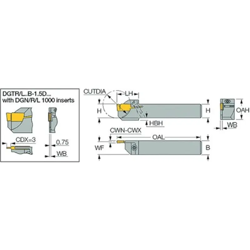 Iscar DGT Toolholders  | MSC Industrial Supply Co.