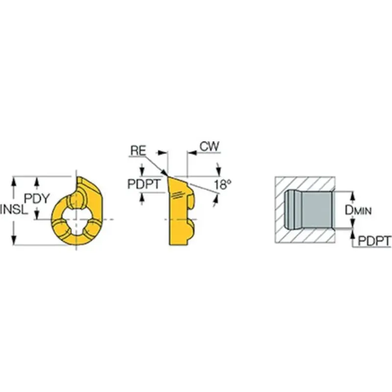 Iscar GIQL Grooving Inserts  | MSC Industrial Supply Co.