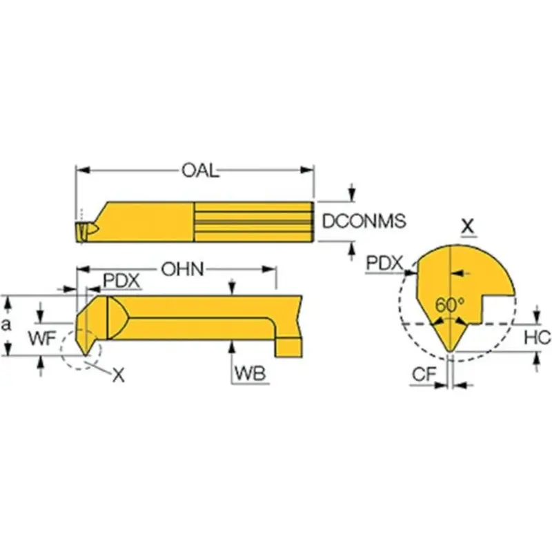 Iscar Picco ISO Full Profile FineThreading Inserts  | MSC Industrial Supply Co.