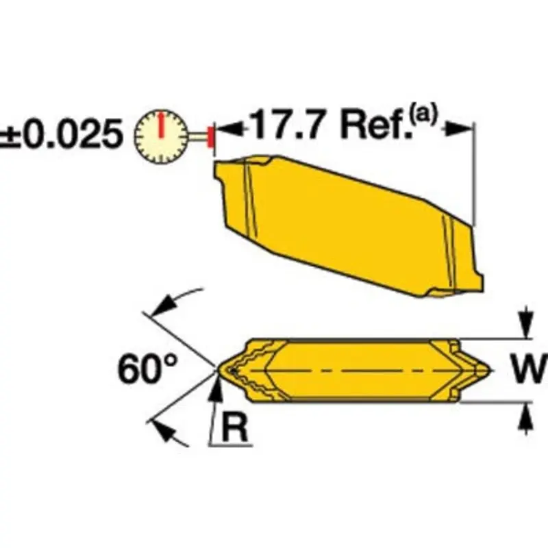 Iscar TIP 4P3.0-ISO IC908 Threading Insert