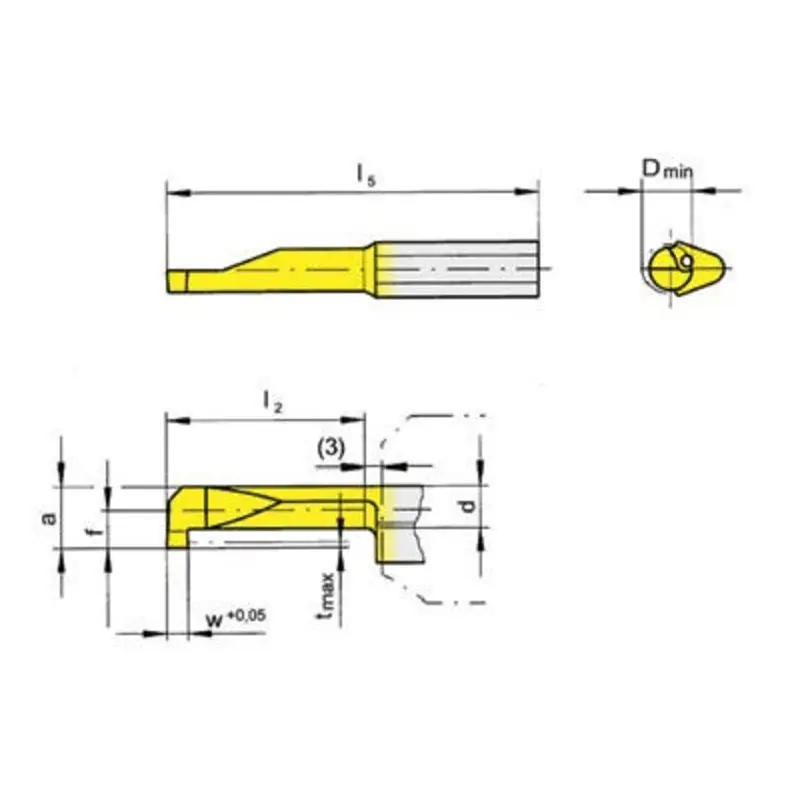 Horn R 105.0100.3.5 MG12 Grooving Insert
