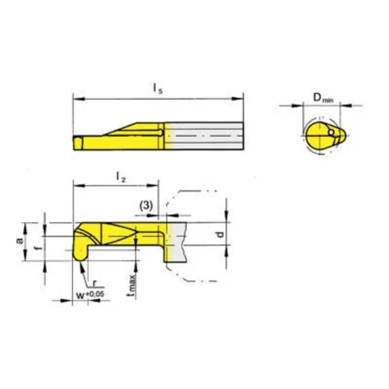 Horn R105.0005.4.6 TN35 Grooving Insert