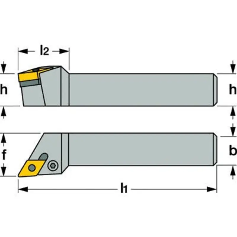 Iscar PDJNR 3232P-15 Right Hand ISO Toolholder