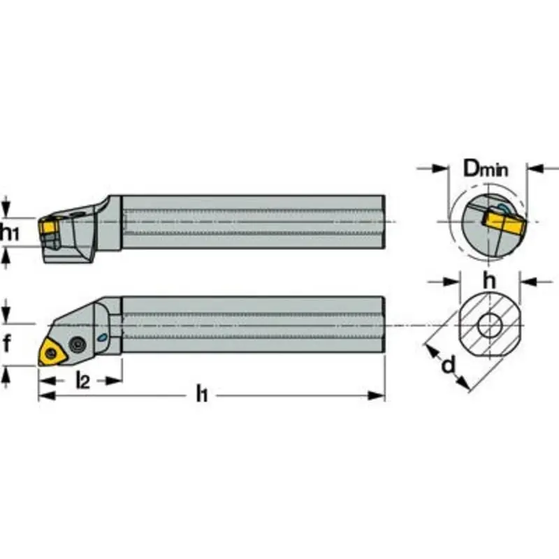 Iscar A16M PWLNR-06 16 ISO Internal Boring Bar