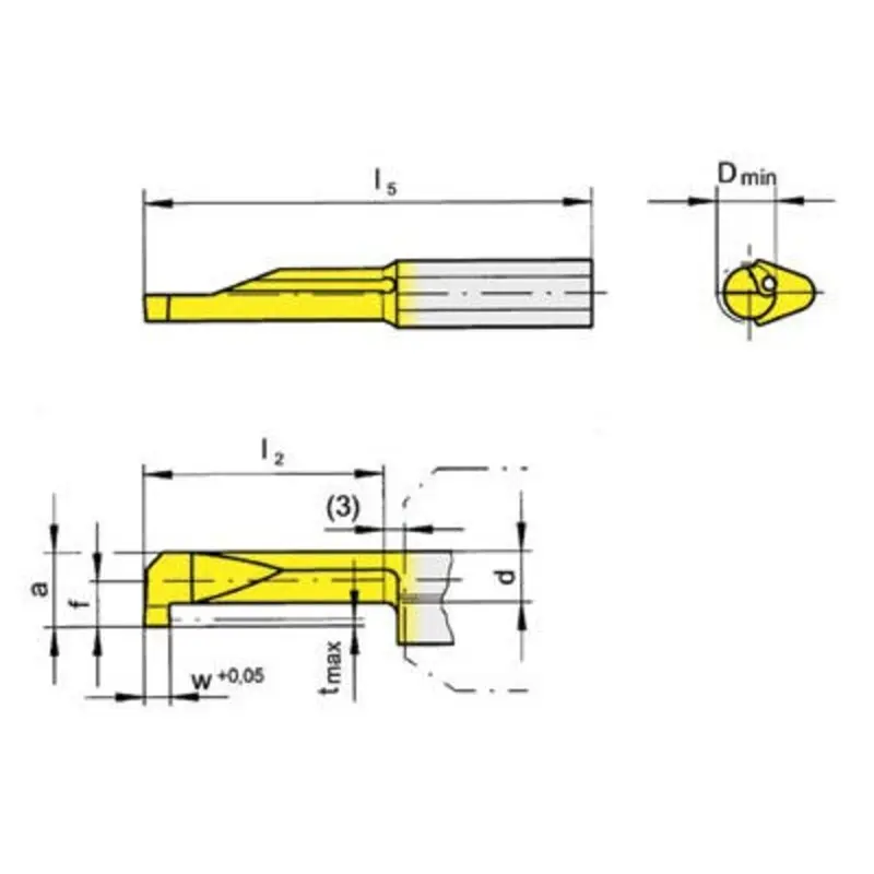 Horn R 105.0200.2.6TN35 Grooving Insert