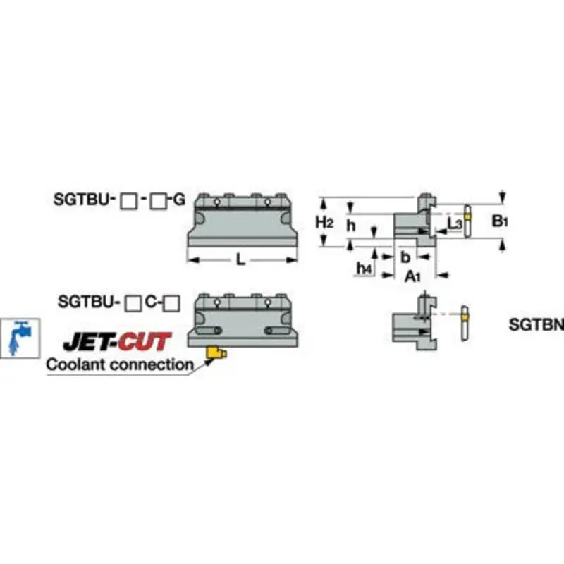 Iscar SGTBU 40-6G Blade Block