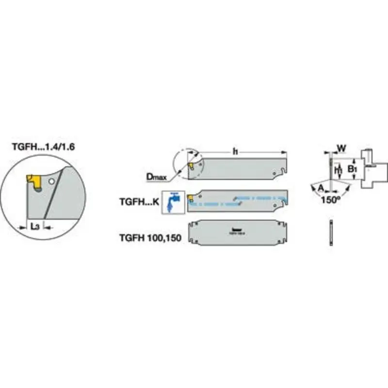 Iscar TGFH 26-5 Cut-Off Blade