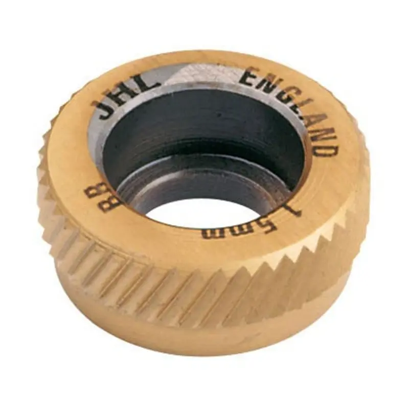 Interstate 25 x 10 x 15/11 x 0.5mm BR Right Hand Spiral TiN Recess Knurl