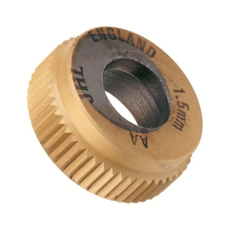 Interstate 25 x 10 x 15/11 x 0.8mm AA Straight TiN Recess Knurl