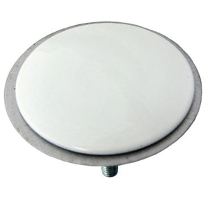 LASCO 30401W Faucet Hole Cover, Brass, White