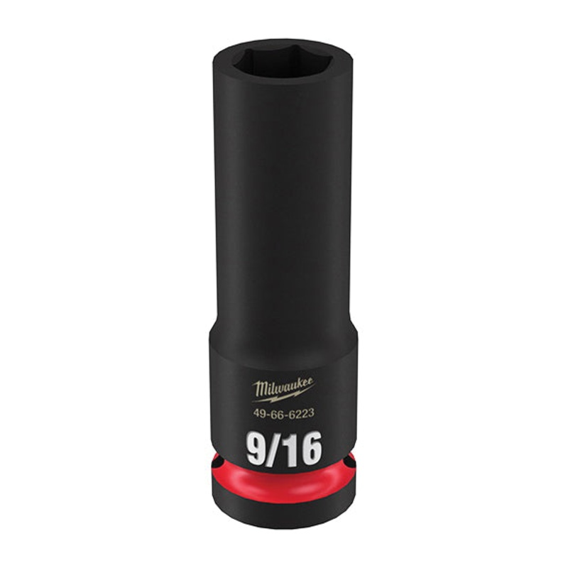 Milwaukee SHOCKWAVE Impact Duty 48-32-5031 Socket Adapter, Impact Rated, Hex Drive, 1/4 in Drive, 1-7/8 in OAL, Steel
