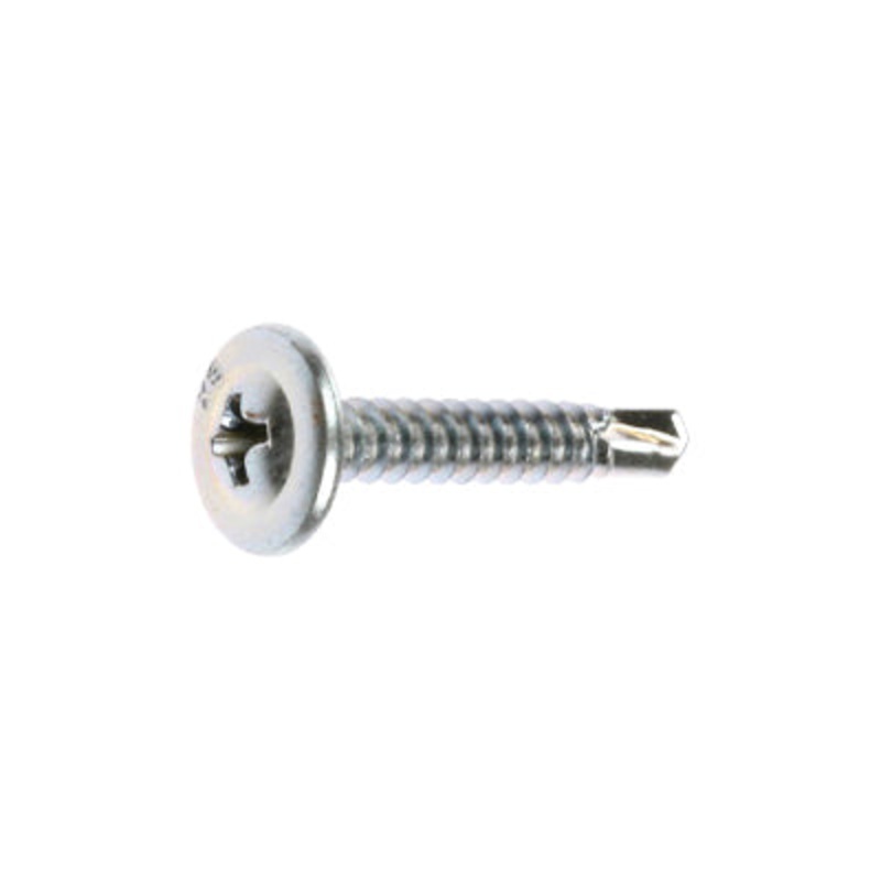 Teks 21536 Lath Screw, #8 Thread, 1-5/8 in OAL, Modified Truss Head, Climacoat-Coated/Zinc-Plated
