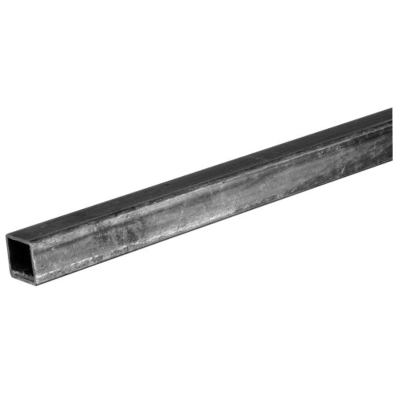 THE STEEL WORKS BY HILLMAN 11741 Weldable Square Tube, 36 in L, 0.05 in Thick, 1 in H Outside, 1 in W Outside